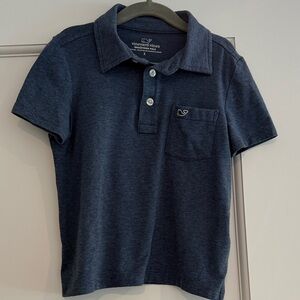 Vineyard Vines Kids Edgartown Dark Blue Polo Shirt